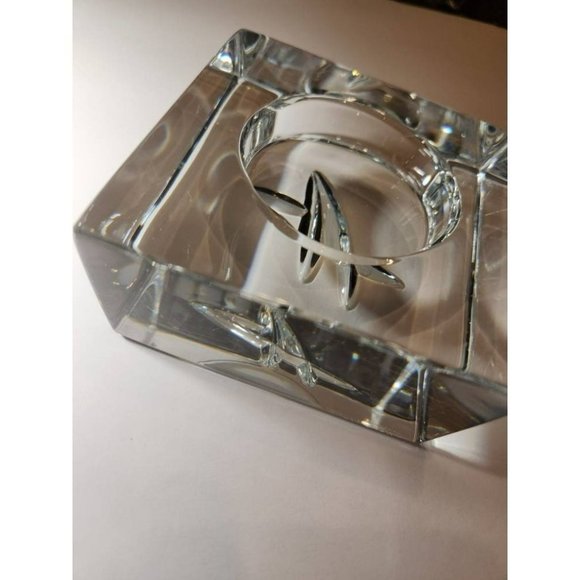 Modern WATERFORD CRYSTAL Ireland Geo John Rocha Candlestick Votive Candle Holder - Picture 4 of 6